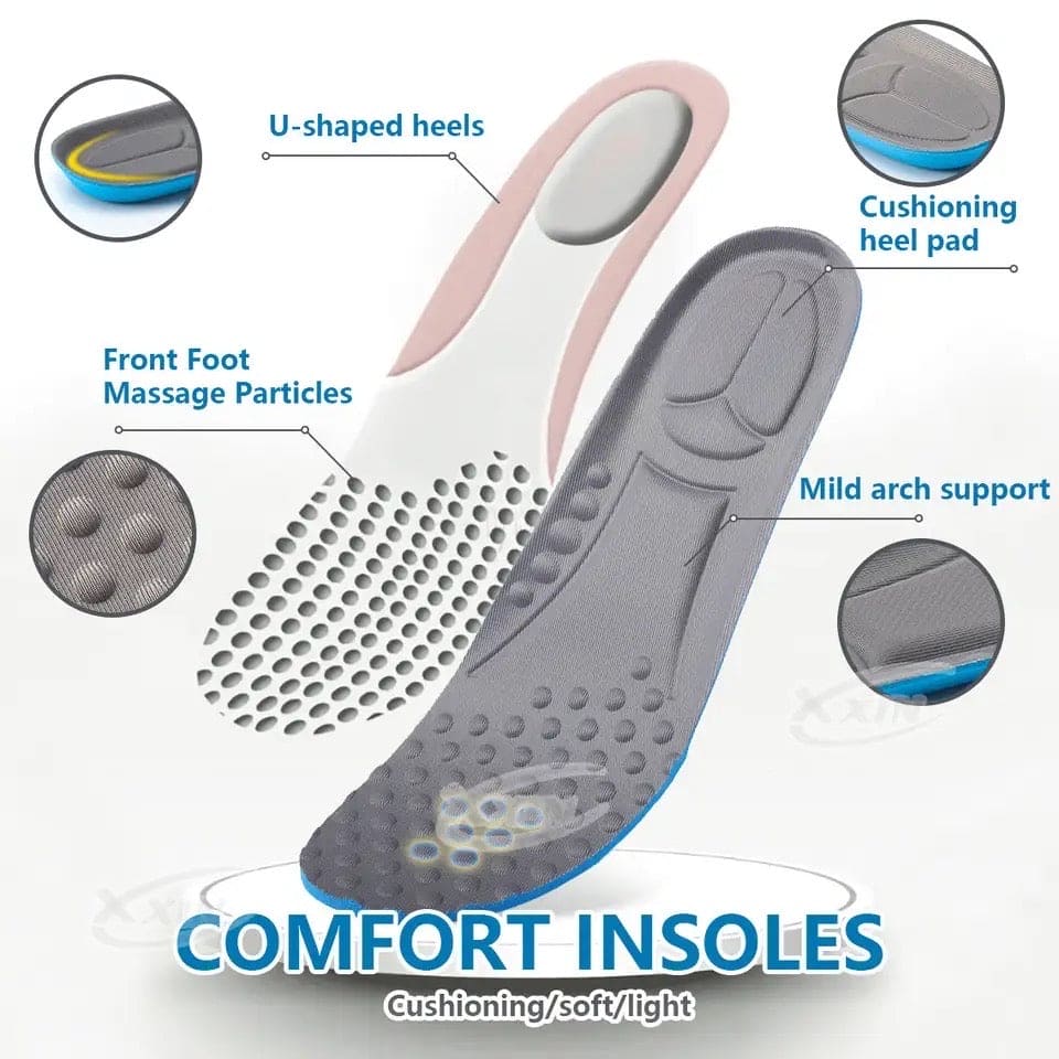 Shock Absorbing Insoles, Full Length Massage Cushion Insoles, Boot Replacement Inserts Shoe, Arch Support Heel Cushion, Unisex Foot Care, Foot Massage Breathable Shoe Soles, Relief Insoles for Working Daily Use, Comfortable Replacement Shoe Insole Shock Absorbing Insoles, Full Length Massage Cushion Insoles, Boot Replacement Inserts Shoe, Arch Support Heel Cushion, Unisex Foot Care, Foot Massage Breathable Shoe Soles, Relief Insoles for Working Daily Use, Comfortable Replacement Shoe Insole